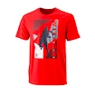 Pánské tričko Wilson Geo Play Tech Tee Red