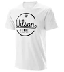 Pánské tričko Wilson Lineage Tech White/Black - XXL