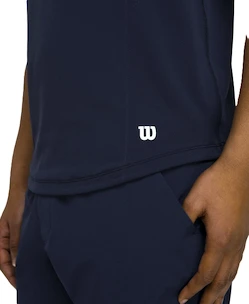 Pánské tričko Wilson  M Court Performance Crew Navy L