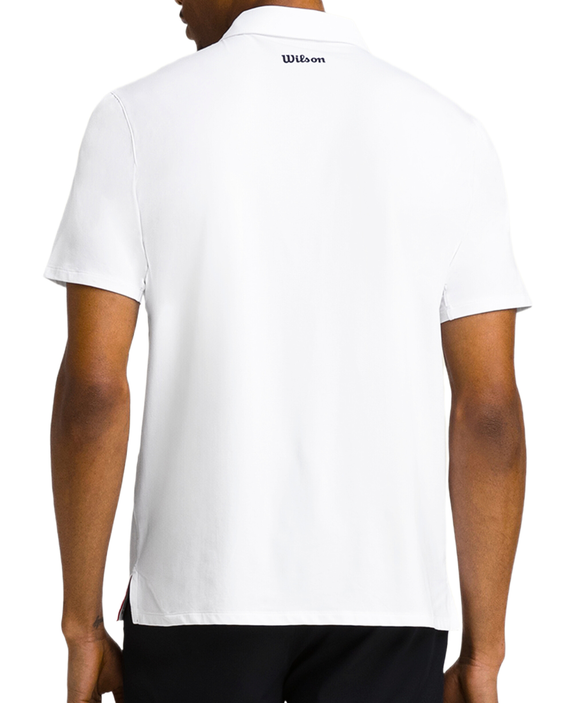 Pánské tričko Wilson  M League Polo Bright White S - thumb (2)