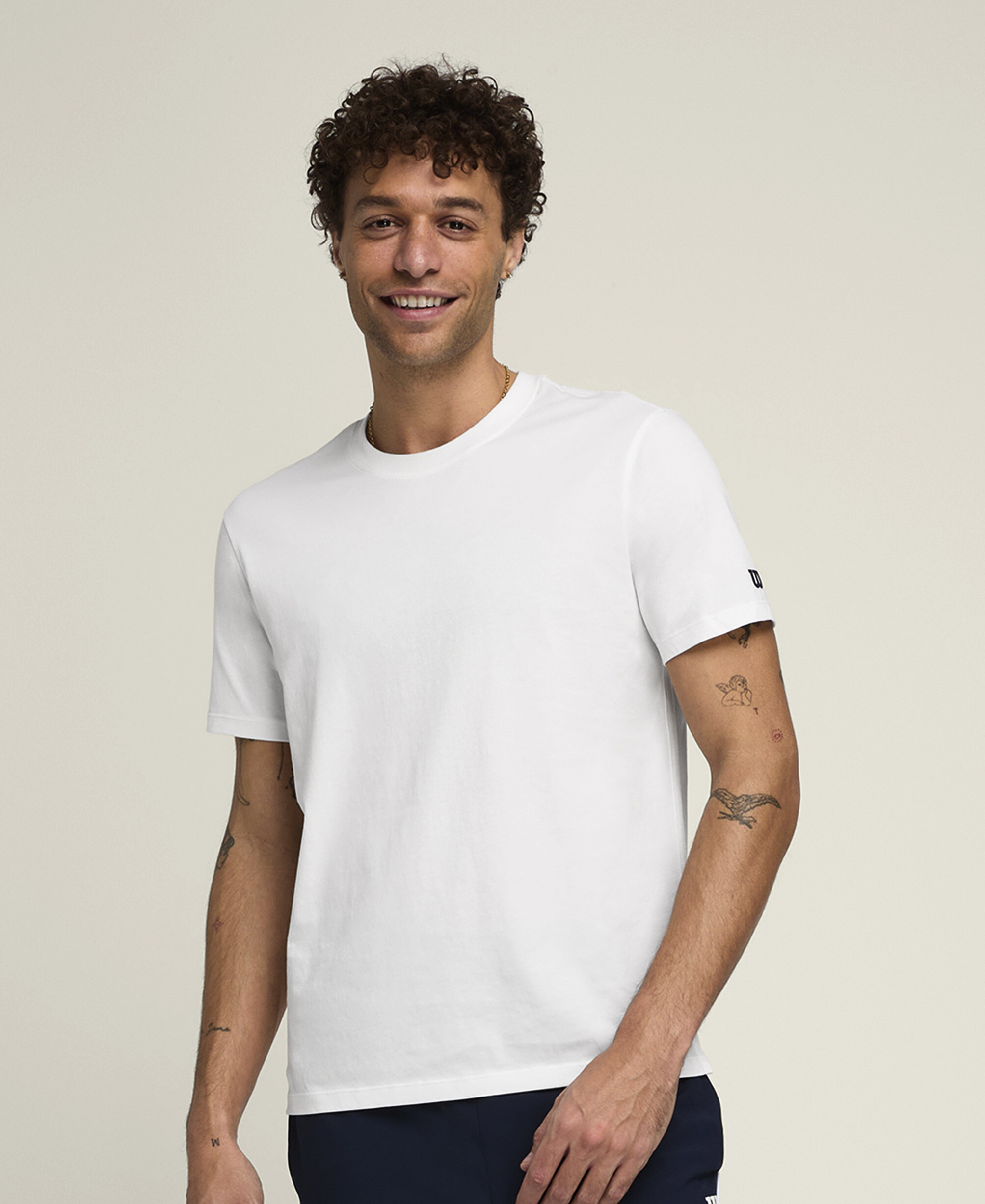 Product detail of Pánské tričko Wilson  M Team Graphic Tee Bright White M