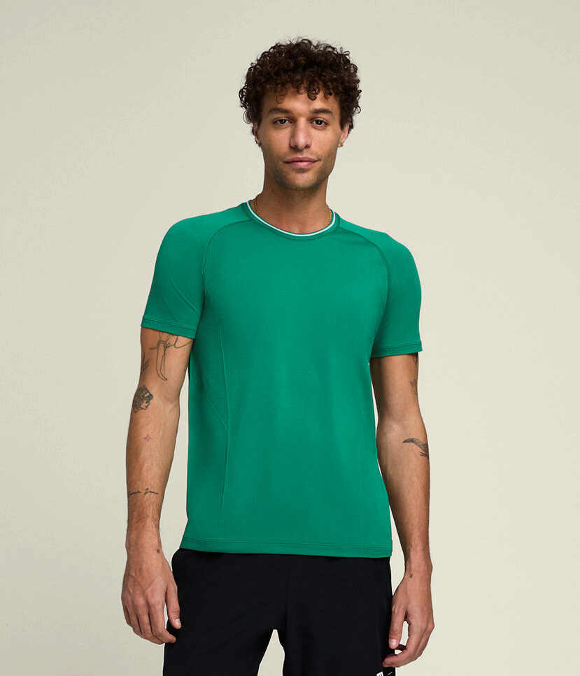 Product detail of Pánské tričko Wilson  M Team Seamless Crew Courtside Green M