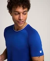 Pánské tričko Wilson  M Team Seamless Crew Royal Blue