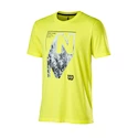 Pánské tričko Wilson  NYC Aerial Tech Tee Yellow