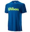 Pánské tričko Wilson Script Cotton Blue/Green