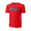 Pánské tričko Wilson  Script Eco Cotton Tee-Slimfit Red