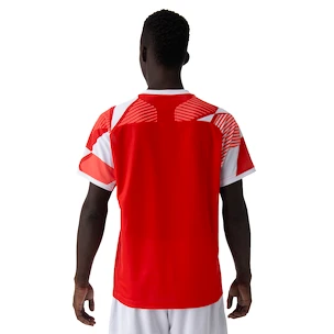 Pánské tričko Yonex  Men's Crew Neck Shirt 10635 Tango Red