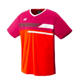 Pánské tričko Yonex Mens Crew Neck Shirt YM0029 Reddish Rose