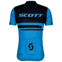 Pánský cyklistický dres Scott  RC Team 20 S/Sl Atlantic Blue/Midnight Blue