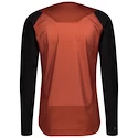 Pánský cyklistický dres Scott  Trail Progressive L/Sl Rust Red/Black