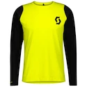 Pánský cyklistický dres Scott  Trail Progressive L/Sl Sulphur Yellow/Black L