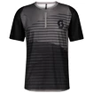 Pánský cyklistický dres Scott  Trail Vertic Zip S/Sl Black/Slate Grey