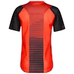 Pánský cyklistický dres Scott  Trail Vertic Zip S/Sl Dark Grey/Fiery Red