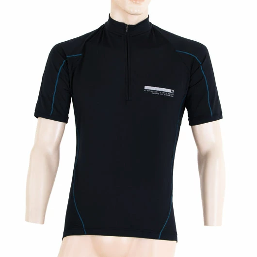 Pánský cyklistický dres Sensor  Cyklo Entry Black