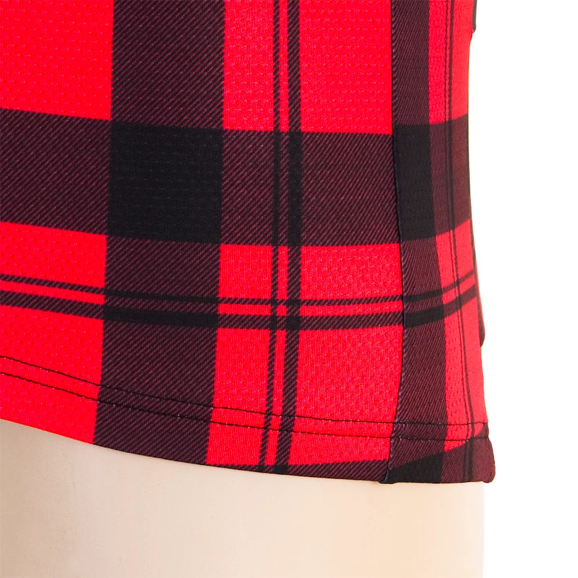 Pánský cyklistický dres Sensor  Cyklo Square Red S