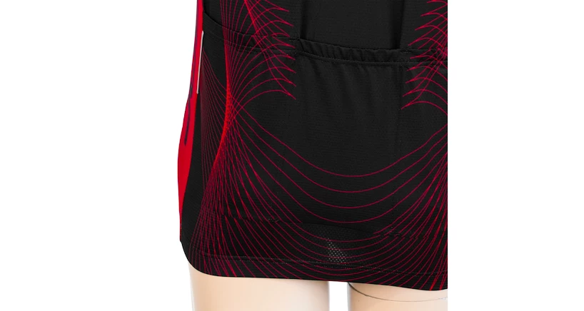 Pánský cyklistický dres Sensor  Cyklo Team Up Black/Red S