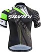 Pánský cyklistický dres Silvini Team Black/Green