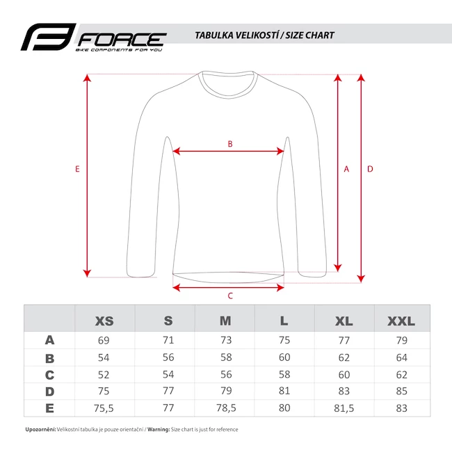 Pánský dres s dlouhým rukávem Force MTB Downhill černo-bílo-šedý