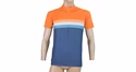 Pánský dres Sensor  Cyklo Summer Stripe Blue/Orange