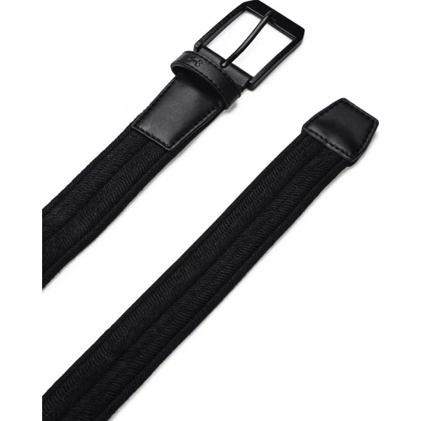 Pánský opasek Under Armour  Braided Golf Belt black 76 cm