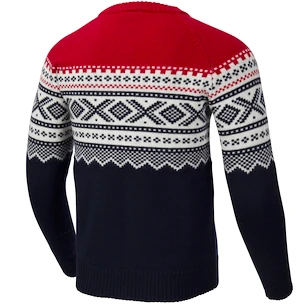 Pánský svetr Ulvang  Marius Round Neck New Navy/Ulvang Red