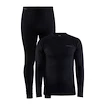 Pánský termo set Craft Core Warm Baselayer Black  XL