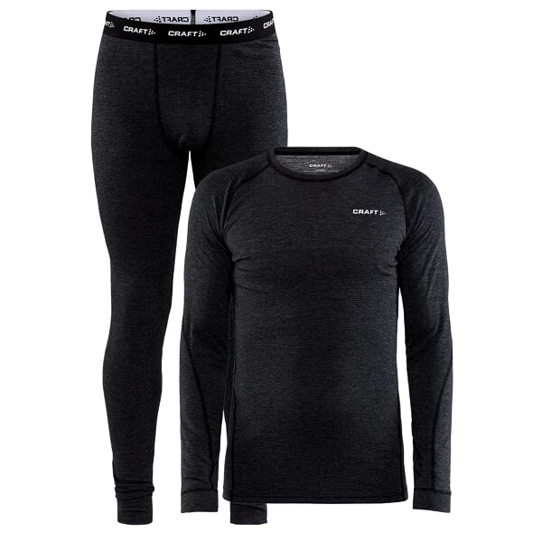 Pánský termo set Craft  Core Wool Merino black