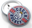 Placka Český hokej kruhové logo EST 1908