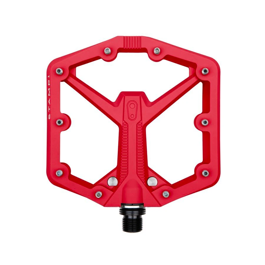 Platformové pedály Crankbrothers  Stamp 1 Large Red Gen 2