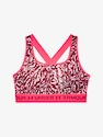 Podprsenka Under Armour UA Crossback Mid Print-PNK