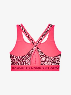 Podprsenka Under Armour UA Crossback Mid Print-PNK