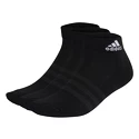 Ponožky adidas  Cushioned Sportswear Ankle Socks 3 Pairs Black