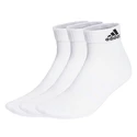 Ponožky adidas  Cushioned Sportswear Ankle Socks 3 Pairs White