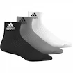 Ponožky adidas Performance Ankle Black/Grey/White 3 pack