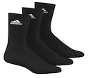 Ponožky adidas Performance Crew T Black 3 páry