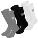 Ponožky BIDI BADU  Bold Bro II Crew Printed Move Socks 3 Pack Grey, Black, White EUR 43-46