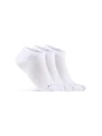 Ponožky Craft Core Dry Footies 3-Pack White  40-42