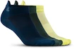 Ponožky Craft Shaftless 3-pack modro-zeleno-žluté