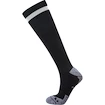 Ponožky Endurance Torent Reflective Long Compression Running Sock Black