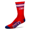 Ponožky FBF 4 Stripes Crew NHL Montreal Canadiens
