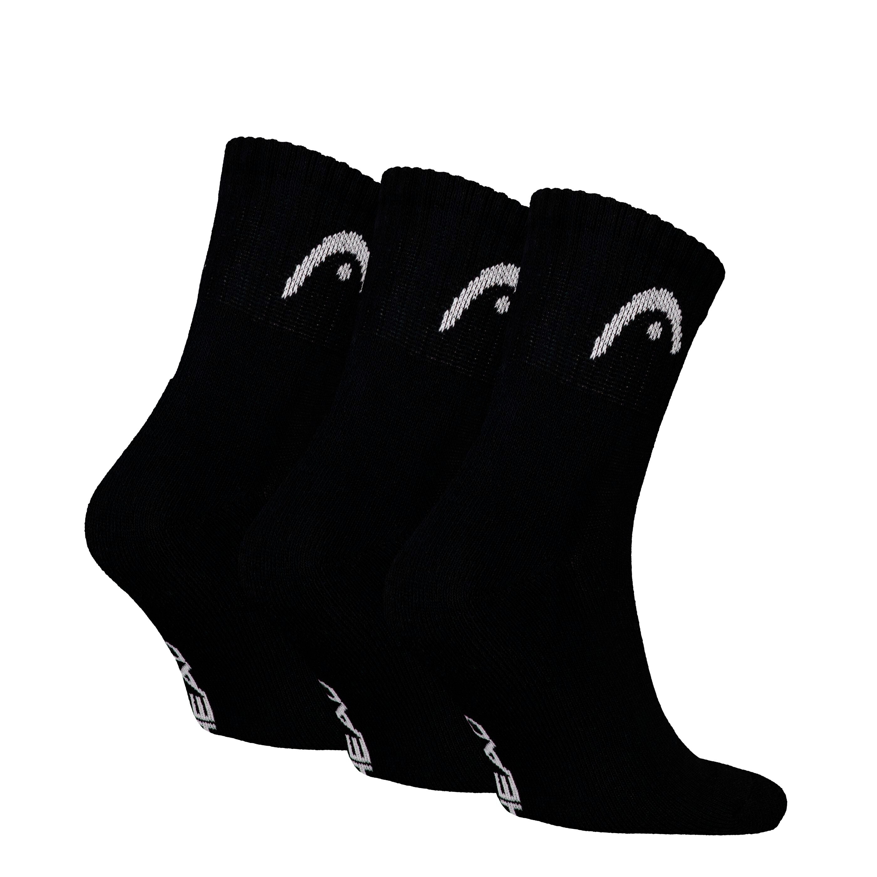 Ponožky Head  Tennis Club Short Crew Black (3 Pack)  EUR 43-46 - thumb (1)