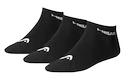 Ponožky Head  Tennis Sneaker Black (3 Pack)  EUR 43-46