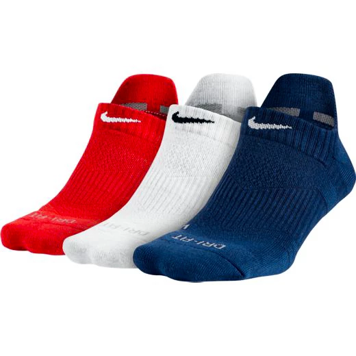 Ponožky Nike Dri-FIT Cushion No-Show 3pack