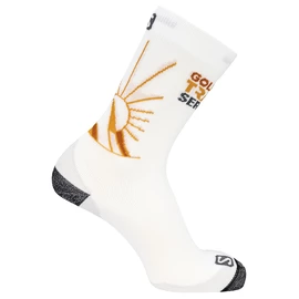 Ponožky Salomon Pulse Golden Trail Series White