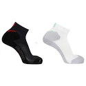 Ponožky Salomon Speedcross Ankle 2PP Ebony/White
