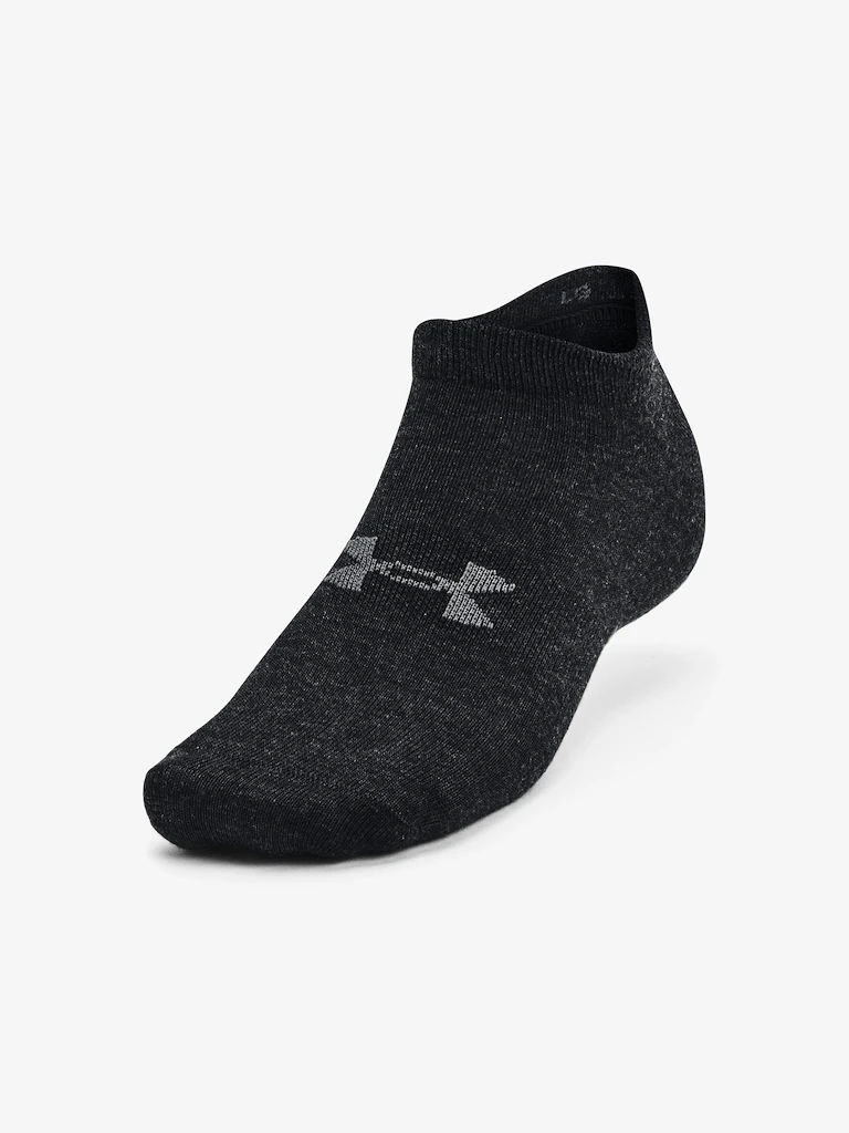 Ponožky Under Armour  Essential No Show 3pk-BLK  M