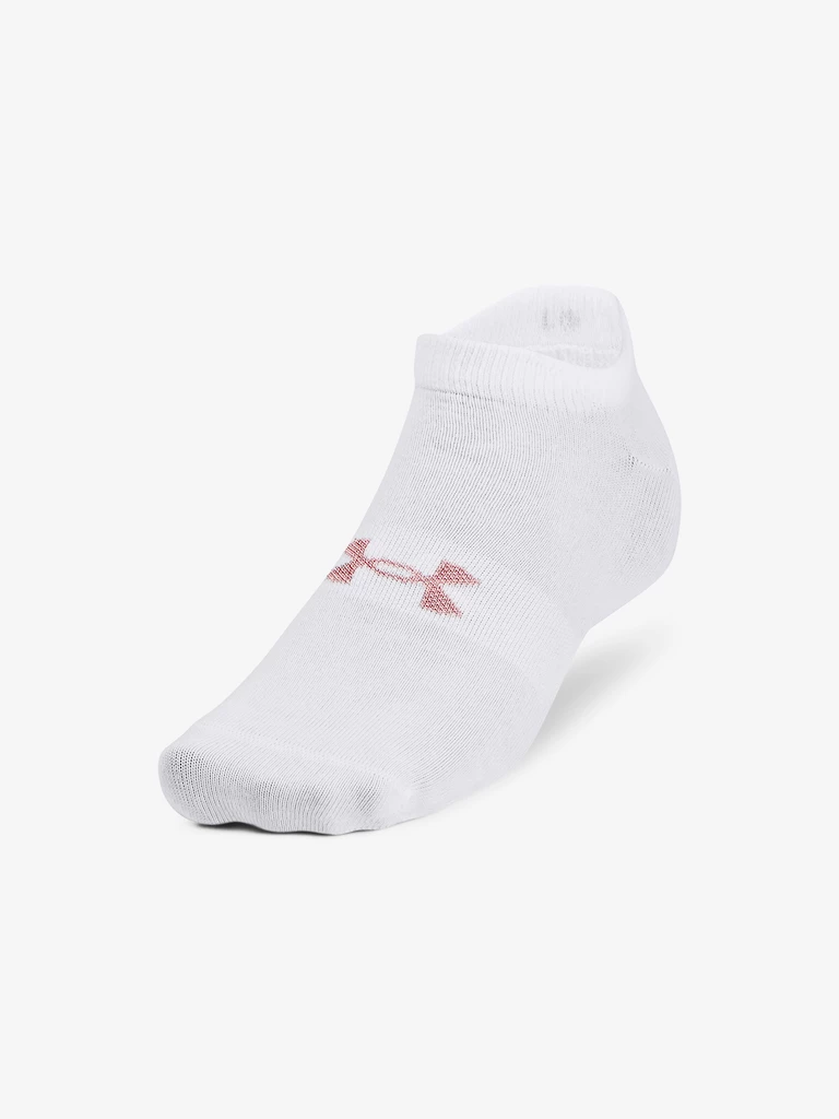 Ponožky Under Armour  Essential No Show 3pk-WHT
