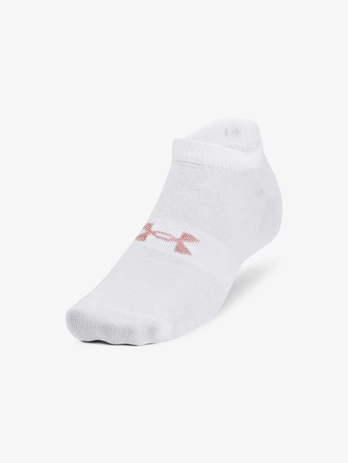 Ponožky Under Armour  Essential No Show 3pk-WHT
