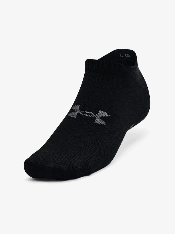 Ponožky Under Armour  Essential No Show 6pk-BLK  M
