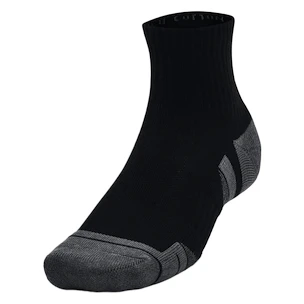 Ponožky Under Armour  Performance Cotton 3p Qtr-BLK  L
